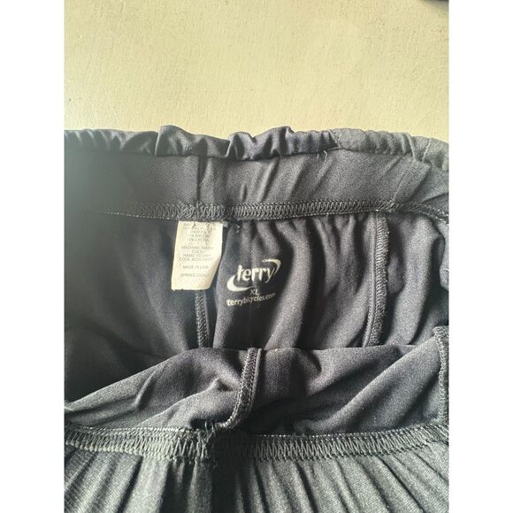 Terry Cycling Skort with padding XL Black - Picture 5 of 6